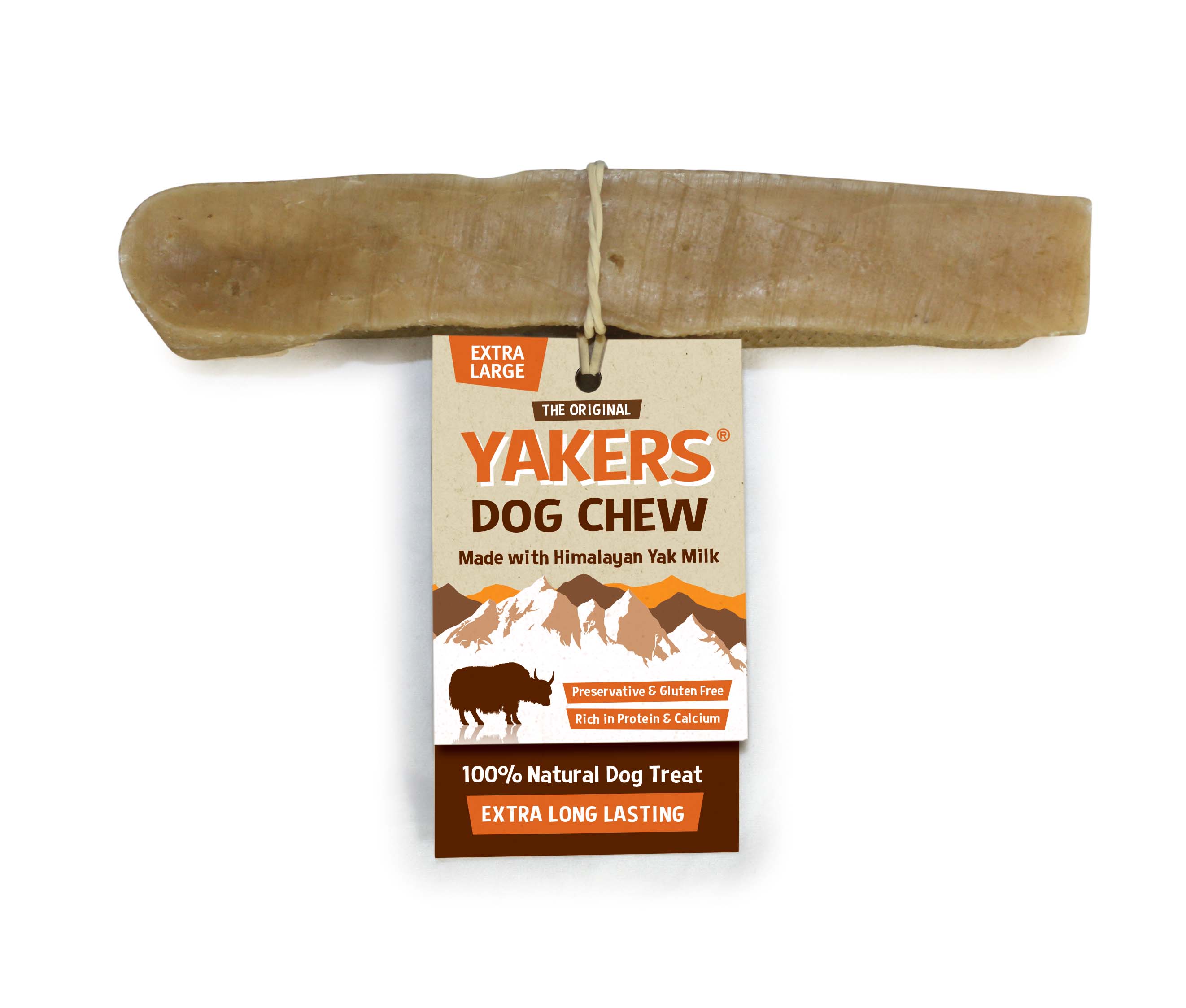 Yakers Natural Yak's Milk Dog Chew - Extra Large